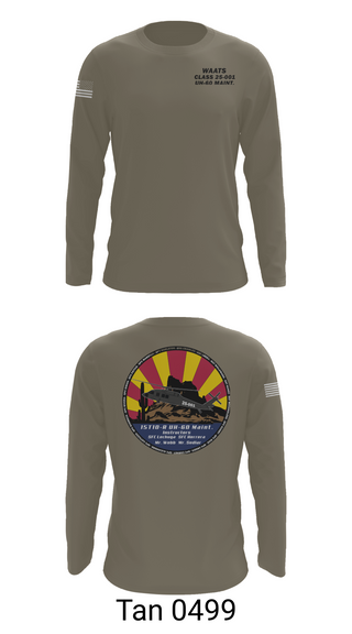 Long Sleeve Performance Shirt, WAATS 15T10 CLASS 25-001, , Teamtime, Team time, sublimation, custom sports apparel, team uniforms, spirit wear, spiritwear, sports uniforms, custom shirts, team store, custom team store, fundraiser sports, apparel fundraiser