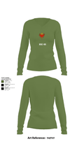 HSC-85 15010069 Women's Long Sleeve V-neck Shirt - 40