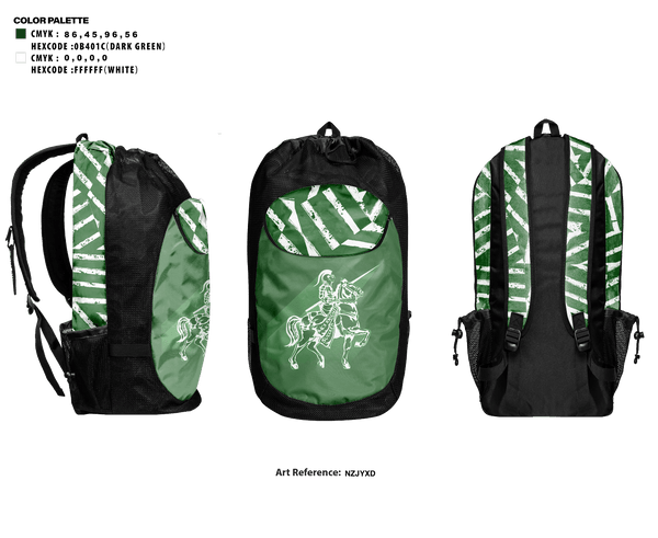 Gear Bag, Knights Volleyball, Men's Volleyball, Teamtime, Team time, sublimation, custom sports apparel, team uniforms, spirit wear, spiritwear, sports uniforms, custom shirts, team store, custom team store, fundraiser sports, apparel fundraiser