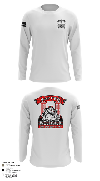 Long Sleeve Performance Shirt, 95TH CEC-I, Army, Teamtime, Team time, sublimation, custom sports apparel, team uniforms, spirit wear, spiritwear, sports uniforms, custom shirts, team store, custom team store, fundraiser sports, apparel fundraiser