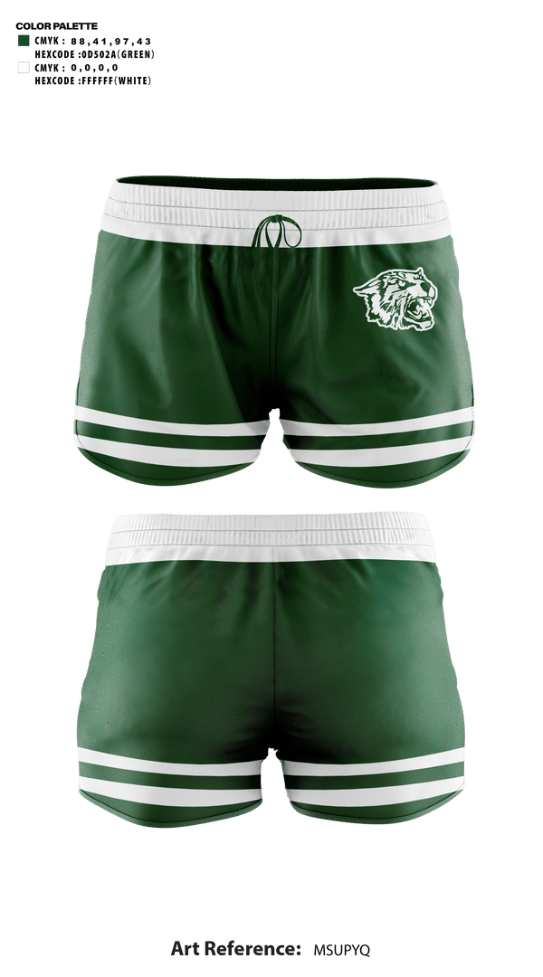 Womens Shorts, Wayland Union High School Cheer, Cheer, Teamtime, Team time, sublimation, custom sports apparel, team uniforms, spirit wear, spiritwear, sports uniforms, custom shirts, team store, custom team store, fundraiser sports, apparel fundraiser