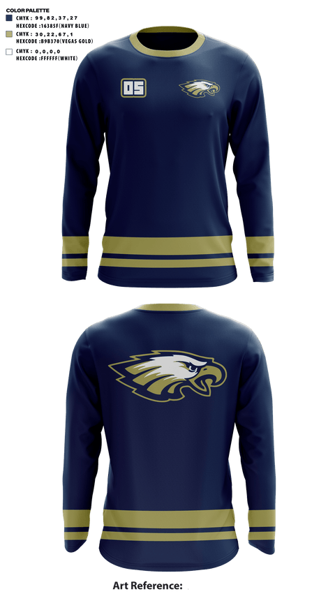 Long Sleeve Performance Shirt, Landmark Christian School Football, , Teamtime, Team time, sublimation, custom sports apparel, team uniforms, spirit wear, spiritwear, sports uniforms, custom shirts, team store, custom team store, fundraiser sports, apparel fundraiser
