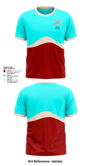 Short Sleeve Performance Shirt, Ghost Of Cali, , Teamtime, Team time, sublimation, custom sports apparel, team uniforms, spirit wear, spiritwear, sports uniforms, custom shirts, team store, custom team store, fundraiser sports, apparel fundraiser