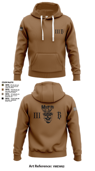 Hoodie, 3B 1-325 AIR, 2BCT, 82ND ABN DIV, Army, Teamtime, Team time, sublimation, custom sports apparel, team uniforms, spirit wear, spiritwear, sports uniforms, custom shirts, team store, custom team store, fundraiser sports, apparel fundraiser