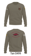 University of Arkansas Army ROTC - Razorback Battalion 15416563 Crew Neck Sweatshirt - 65