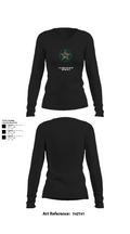 BROWARD SHERIFF EXPLORERS 82961941 Women's Long Sleeve V-neck Shirt - 21