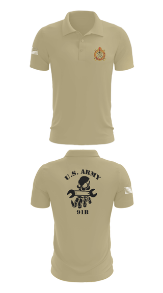 Short Sleeve Performance Polo, 411TH, Army, Teamtime, Team time, sublimation, custom sports apparel, team uniforms, spirit wear, spiritwear, sports uniforms, custom shirts, team store, custom team store, fundraiser sports, apparel fundraiser