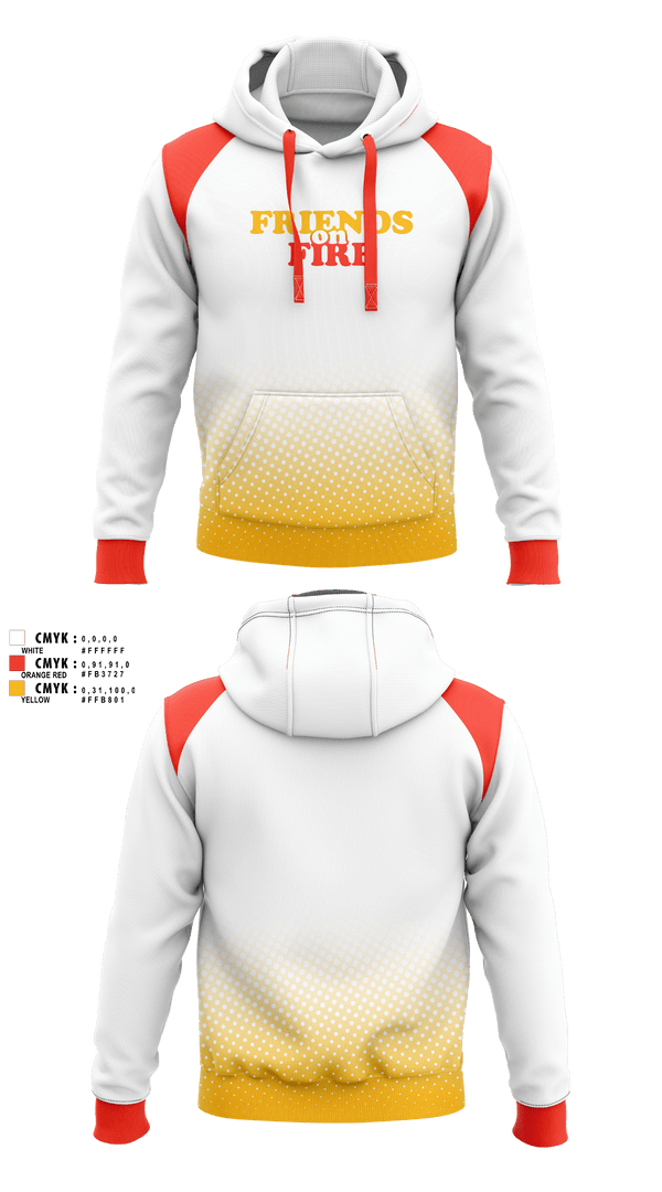Hoodie, FRIENDS on FIRE, Women's Volleyball, Teamtime, Team time, sublimation, custom sports apparel, team uniforms, spirit wear, spiritwear, sports uniforms, custom shirts, team store, custom team store, fundraiser sports, apparel fundraiser
