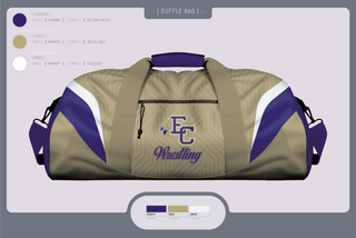 Duffle Bag, East Coweta High School Wrestling, Wrestling, Teamtime, Team time, sublimation, custom sports apparel, team uniforms, spirit wear, spiritwear, sports uniforms, custom shirts, team store, custom team store, fundraiser sports, apparel fundraiser