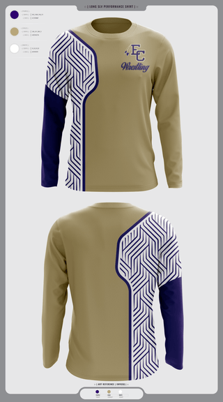 Long Sleeve Performance Shirt, East Coweta High School Wrestling, Wrestling, Teamtime, Team time, sublimation, custom sports apparel, team uniforms, spirit wear, spiritwear, sports uniforms, custom shirts, team store, custom team store, fundraiser sports, apparel fundraiser