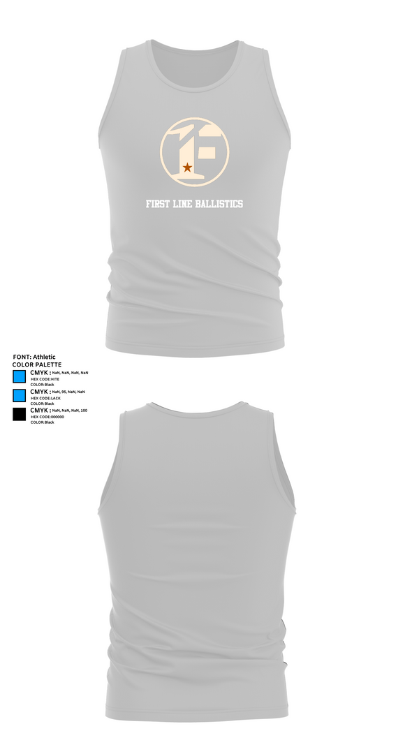 Tank Top, First Line Ballistics, , Teamtime, Team time, sublimation, custom sports apparel, team uniforms, spirit wear, spiritwear, sports uniforms, custom shirts, team store, custom team store, fundraiser sports, apparel fundraiser