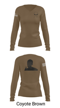 B Co, 303d IEW BN 70126830 Women's Long Sleeve V-neck Shirt - 17