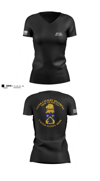 Womens Short Sleeve Vneck Shirt, HHT 102 CAV, , Teamtime, Team time, sublimation, custom sports apparel, team uniforms, spirit wear, spiritwear, sports uniforms, custom shirts, team store, custom team store, fundraiser sports, apparel fundraiser