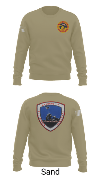 Crew Neck Sweatshirt, Lancaster County Young Marines, Marines, Teamtime, Team time, sublimation, custom sports apparel, team uniforms, spirit wear, spiritwear, sports uniforms, custom shirts, team store, custom team store, fundraiser sports, apparel fundraiser