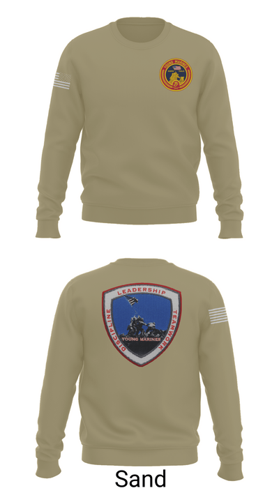 Lancaster County Young Marines 89976049 Crew Neck Sweatshirt - 85