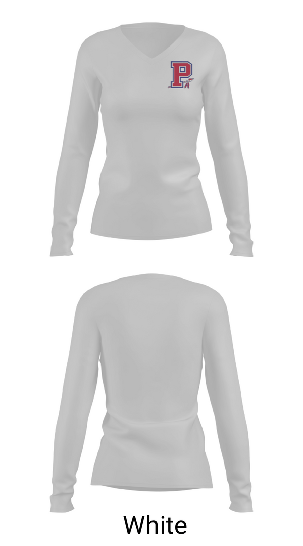 Women's Long Sleeve Vneck Shirt, Passaic soccer, Men's Soccer, Teamtime, Team time, sublimation, custom sports apparel, team uniforms, spirit wear, spiritwear, sports uniforms, custom shirts, team store, custom team store, fundraiser sports, apparel fundraiser