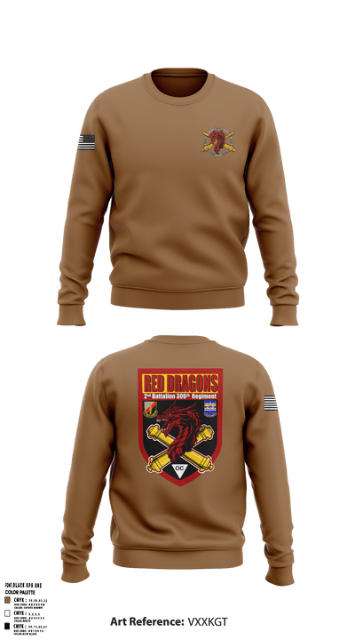 2-306th FAR 32661522 Crew Neck Sweatshirt - 2