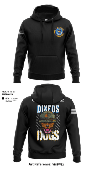 Hoodie, DINFOS, Army, Teamtime, Team time, sublimation, custom sports apparel, team uniforms, spirit wear, spiritwear, sports uniforms, custom shirts, team store, custom team store, fundraiser sports, apparel fundraiser