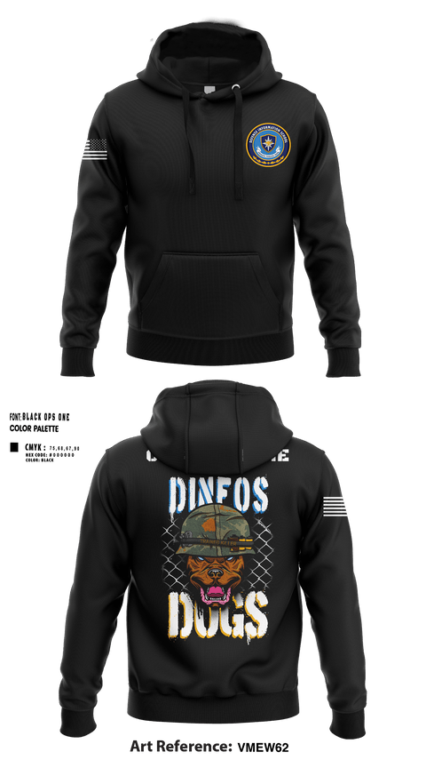 Hoodie, DINFOS, Army, Teamtime, Team time, sublimation, custom sports apparel, team uniforms, spirit wear, spiritwear, sports uniforms, custom shirts, team store, custom team store, fundraiser sports, apparel fundraiser