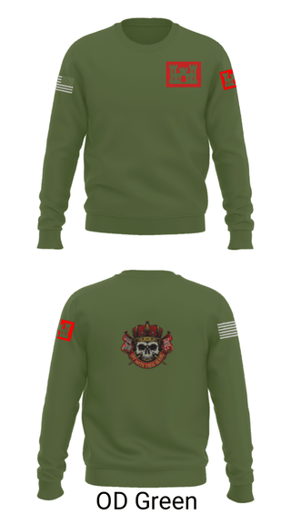 Crew Neck Sweatshirt, Overlords, Army, Teamtime, Team time, sublimation, custom sports apparel, team uniforms, spirit wear, spiritwear, sports uniforms, custom shirts, team store, custom team store, fundraiser sports, apparel fundraiser