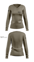 Combatives instructor course 3286590 Women's Long Sleeve V-neck Shirt -1 2