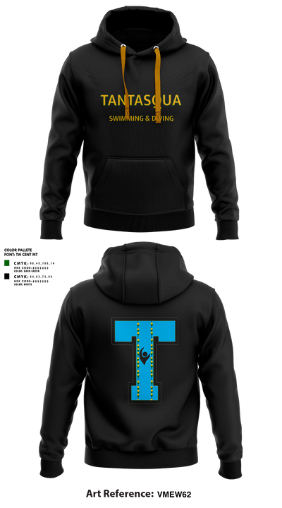 Tantasqua Regional High School Swim and Dive Team 43090516 Hoodie - 5