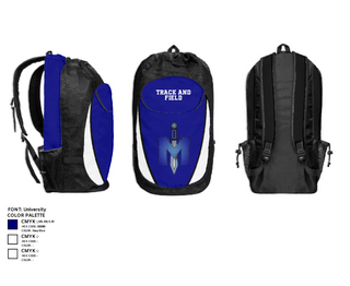 Gear Bag, iMater Knights, Track & Field, Teamtime, Team time, sublimation, custom sports apparel, team uniforms, spirit wear, spiritwear, sports uniforms, custom shirts, team store, custom team store, fundraiser sports, apparel fundraiser