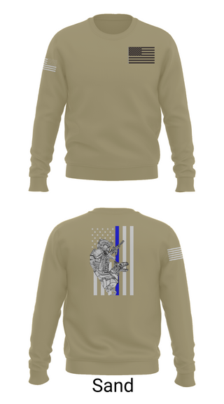 Crew Neck Sweatshirt, 904th MP Det Military Working Dog, Army, Teamtime, Team time, sublimation, custom sports apparel, team uniforms, spirit wear, spiritwear, sports uniforms, custom shirts, team store, custom team store, fundraiser sports, apparel fundraiser