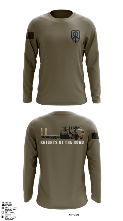 129th Heavy Transport Company 26902985 Long Sleeve Performance Shirt 2