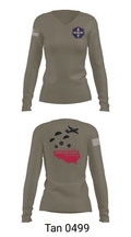 909th HR Company 6800651 Women's Long Sleeve V-neck Shirt - 77
