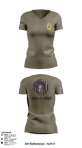 Charlie Squad 41668250 Women's Short Sleeve V-neck Shirt - 4