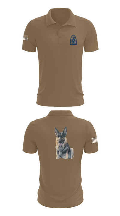 4-31 infantry battalion hotel company 62387368 Short Sleeve Performance Polo - 7