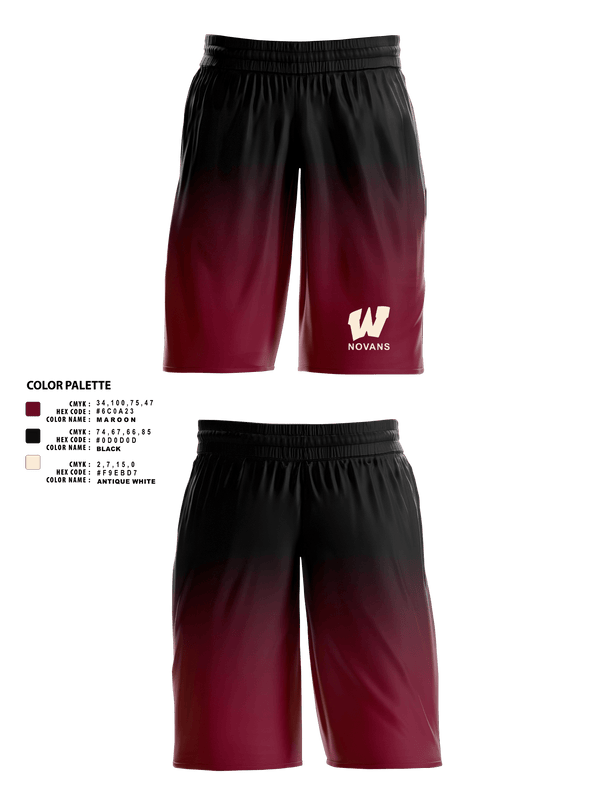 Mens Basketball Shorts, Novans, Men's Basketball, Teamtime, Team time, sublimation, custom sports apparel, team uniforms, spirit wear, spiritwear, sports uniforms, custom shirts, team store, custom team store, fundraiser sports, apparel fundraiser