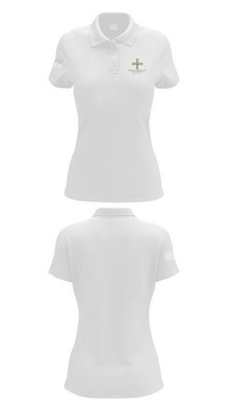 Women's Short Sleeve Performance Polo, Immanuel Lutheran School, Spirit Store, Teamtime, Team time, sublimation, custom sports apparel, team uniforms, spirit wear, spiritwear, sports uniforms, custom shirts, team store, custom team store, fundraiser sports, apparel fundraiser