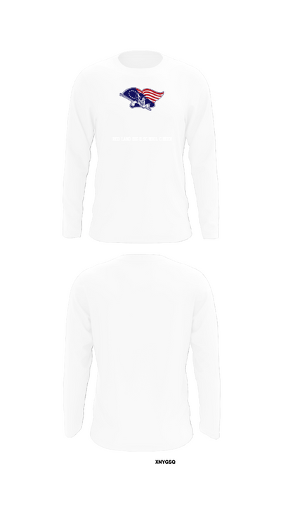 Red Land High School Cheer 22621140 Long Sleeve Performance Shirt - 8