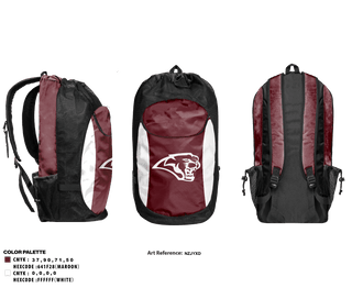Gear Bag, Central Noble Senior High School Basketball, Women's Basketball, Teamtime, Team time, sublimation, custom sports apparel, team uniforms, spirit wear, spiritwear, sports uniforms, custom shirts, team store, custom team store, fundraiser sports, apparel fundraiser