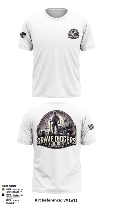 Gravediggers 54270931 Old School Cotton Feel Shirt - 106