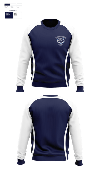 Crew Neck Sweatshirt, Lawrence Woodmere Academy Volleyball, Women's Volleyball, Teamtime, Team time, sublimation, custom sports apparel, team uniforms, spirit wear, spiritwear, sports uniforms, custom shirts, team store, custom team store, fundraiser sports, apparel fundraiser