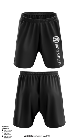 Athletic Shorts With Pockets, Iron shield protection group, , Teamtime, Team time, sublimation, custom sports apparel, team uniforms, spirit wear, spiritwear, sports uniforms, custom shirts, team store, custom team store, fundraiser sports, apparel fundraiser
