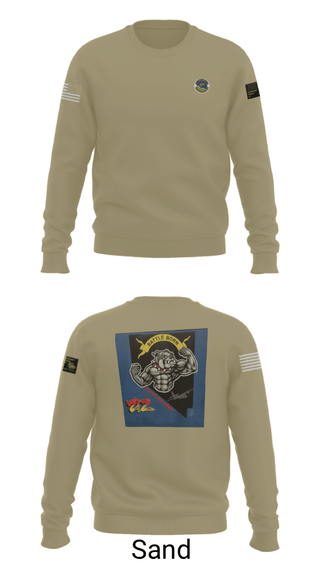 Crew Neck Sweatshirt, 152 Port Dawgs, Air Force, Teamtime, Team time, sublimation, custom sports apparel, team uniforms, spirit wear, spiritwear, sports uniforms, custom shirts, team store, custom team store, fundraiser sports, apparel fundraiser