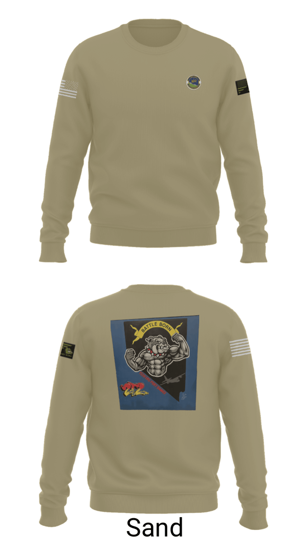 Crew Neck Sweatshirt, 152 Port Dawgs, Air Force, Teamtime, Team time, sublimation, custom sports apparel, team uniforms, spirit wear, spiritwear, sports uniforms, custom shirts, team store, custom team store, fundraiser sports, apparel fundraiser