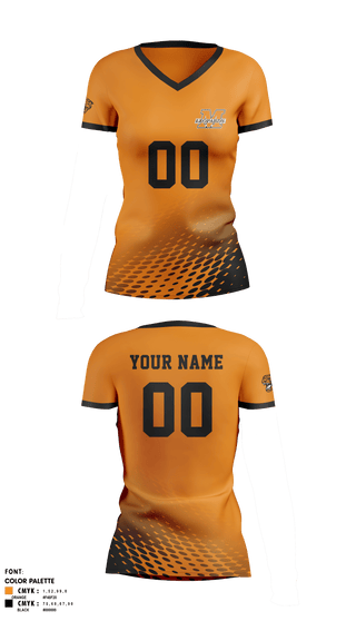 Women's Short Sleeve Vneck Shirt, Malvern High School Volleyball, Women's Volleyball, Teamtime, Team time, sublimation, custom sports apparel, team uniforms, spirit wear, spiritwear, sports uniforms, custom shirts, team store, custom team store, fundraiser sports, apparel fundraiser