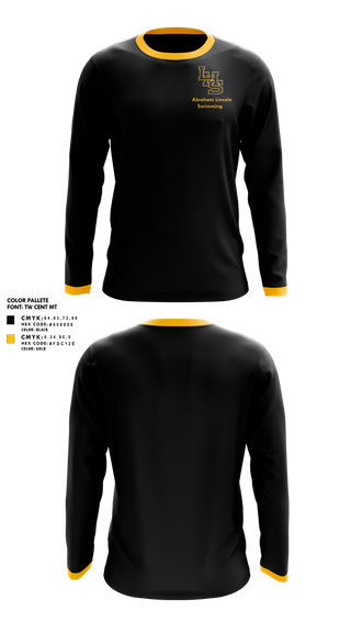 Long Sleeve Performance Shirt, Abraham Lincoln High School Swimming, Swimming, Teamtime, Team time, sublimation, custom sports apparel, team uniforms, spirit wear, spiritwear, sports uniforms, custom shirts, team store, custom team store, fundraiser sports, apparel fundraiser