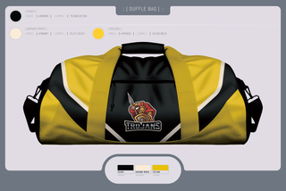 Duffle Bag, TROJANS, Wrestling, Teamtime, Team time, sublimation, custom sports apparel, team uniforms, spirit wear, spiritwear, sports uniforms, custom shirts, team store, custom team store, fundraiser sports, apparel fundraiser