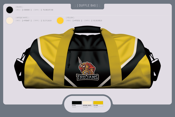 Duffle Bag, TROJANS, Wrestling, Teamtime, Team time, sublimation, custom sports apparel, team uniforms, spirit wear, spiritwear, sports uniforms, custom shirts, team store, custom team store, fundraiser sports, apparel fundraiser