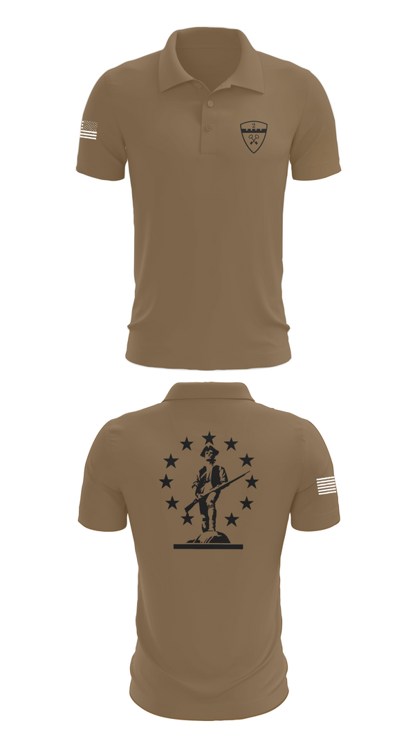 Short Sleeve Performance Polo, 2nd Company Governor's Foot Guard, , Teamtime, Team time, sublimation, custom sports apparel, team uniforms, spirit wear, spiritwear, sports uniforms, custom shirts, team store, custom team store, fundraiser sports, apparel fundraiser