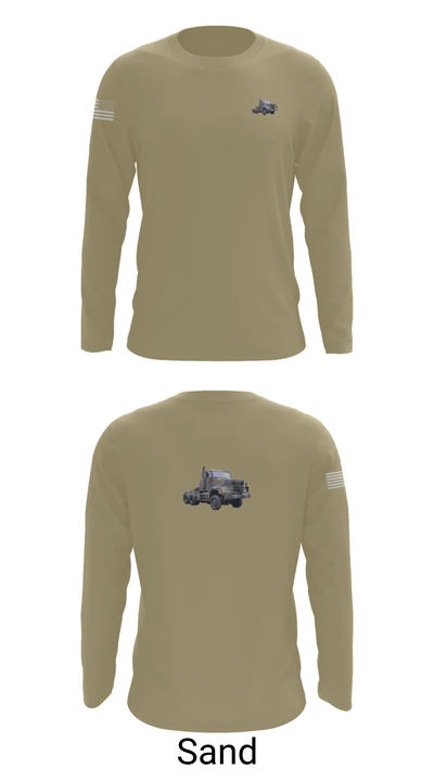 617th Transportation Company 2064597 Long Sleeve Performance Shirt 86