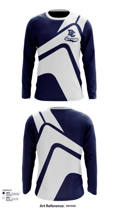 Dassel-Cokato Middle School 77089651 Long Sleeve Performance Shirt - 122