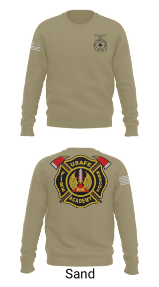Crew Neck Sweatshirt, 435th CTS, Air Force, Teamtime, Team time, sublimation, custom sports apparel, team uniforms, spirit wear, spiritwear, sports uniforms, custom shirts, team store, custom team store, fundraiser sports, apparel fundraiser