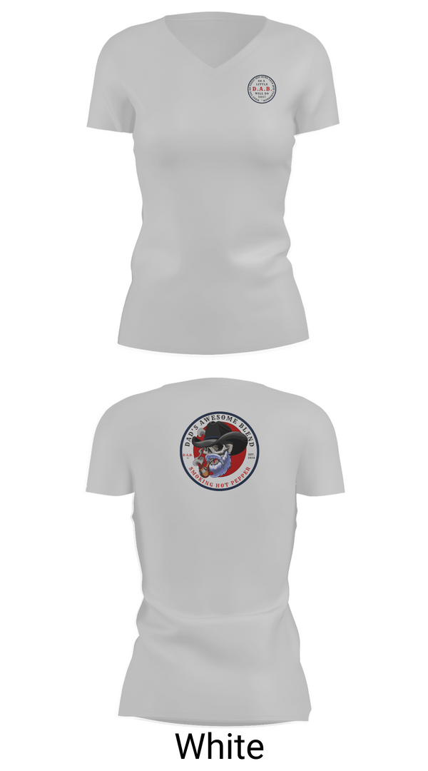 Womens Short Sleeve Vneck Shirt, Dad’s Awesome Blend, , Teamtime, Team time, sublimation, custom sports apparel, team uniforms, spirit wear, spiritwear, sports uniforms, custom shirts, team store, custom team store, fundraiser sports, apparel fundraiser